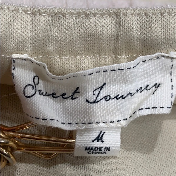 SWEET JOURNEY / lace trim maxi Dress Sz M - Picture 6 of 8